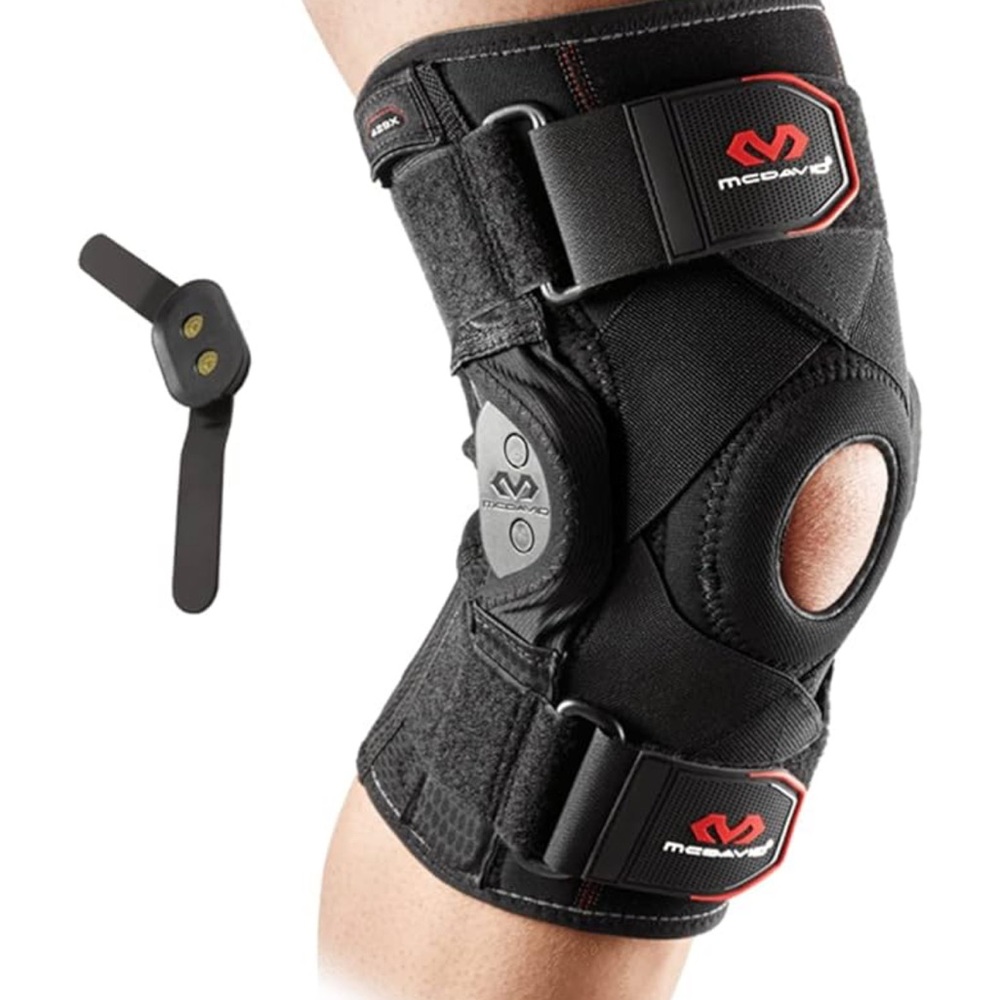 McDavid Black Knee Brace with Hinges